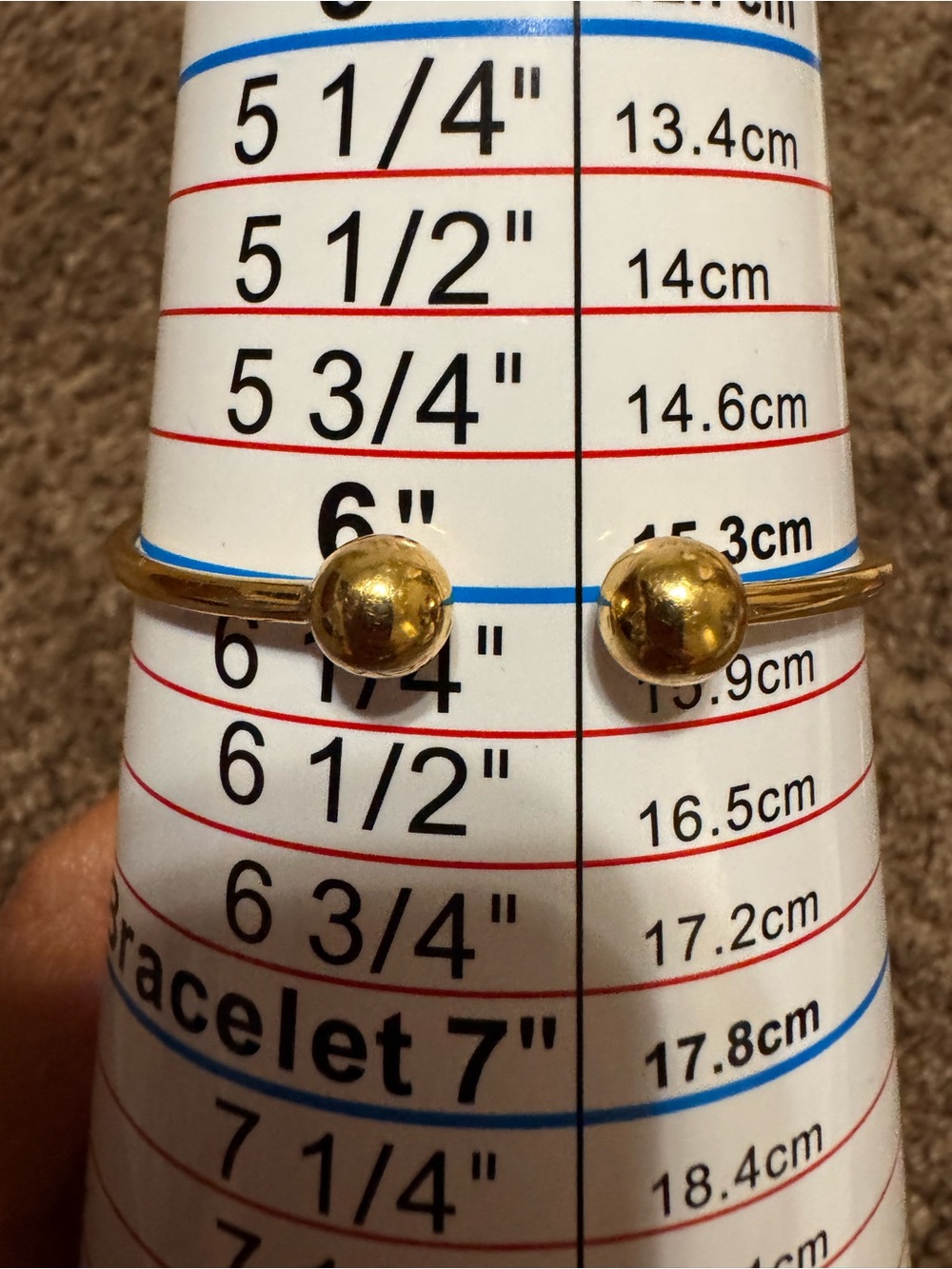 18K Real Gold Bracelet - Picture 3 of 9